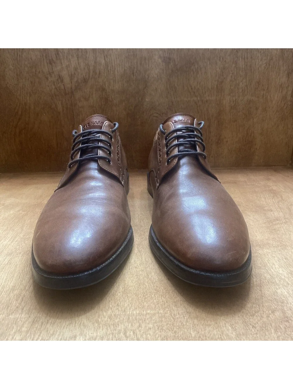 Cole Haan Grand 2.0 Shoes Mens Size 9.5 M Brown Leather C30626 Casual Preppy